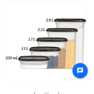 Tupperware oval modular mates